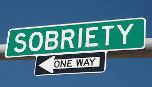 Sobriety One Way Road Sign Image